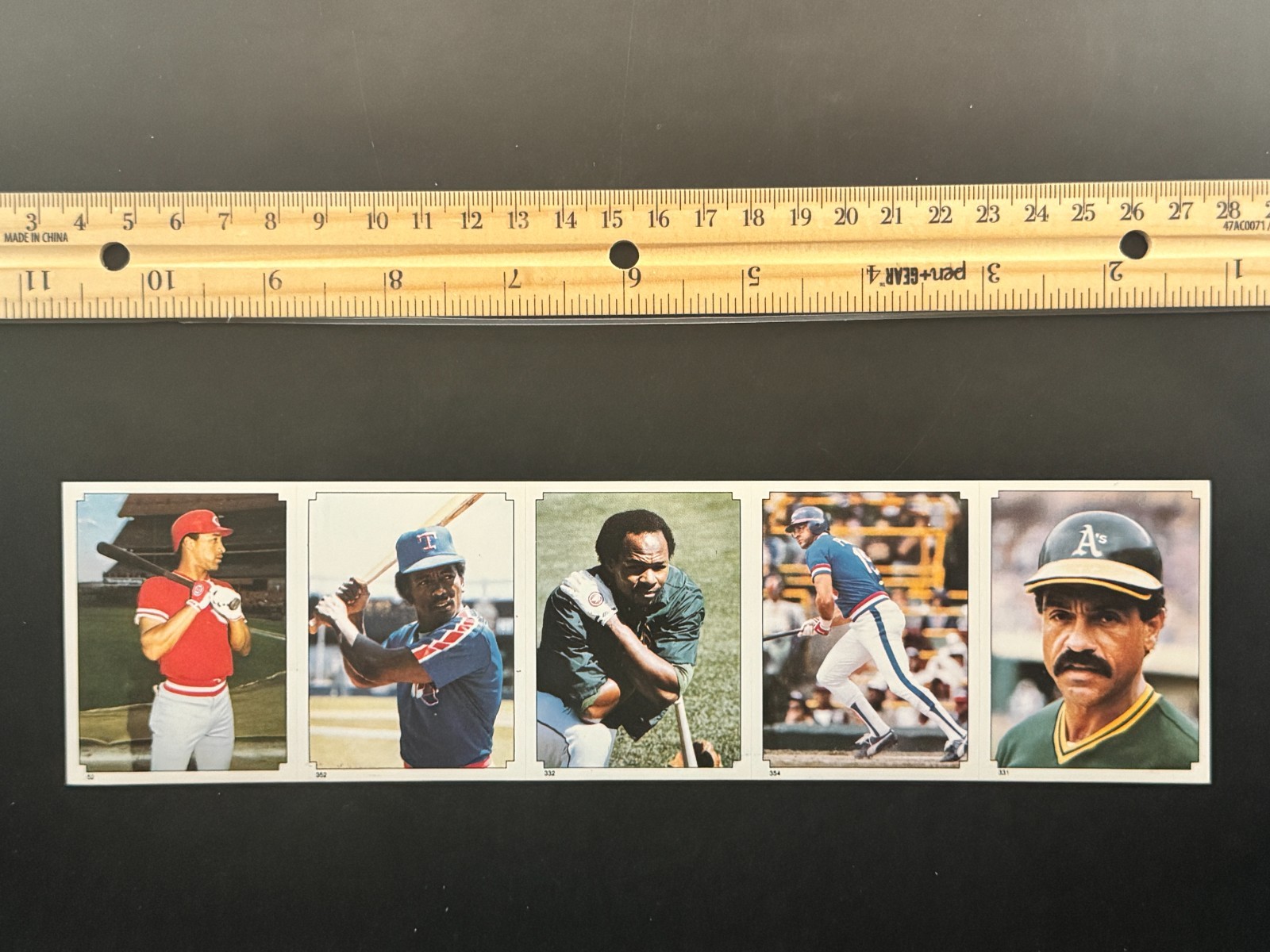 1984 Topps Sticker Complete Panel, Lopes, Murphy, #2