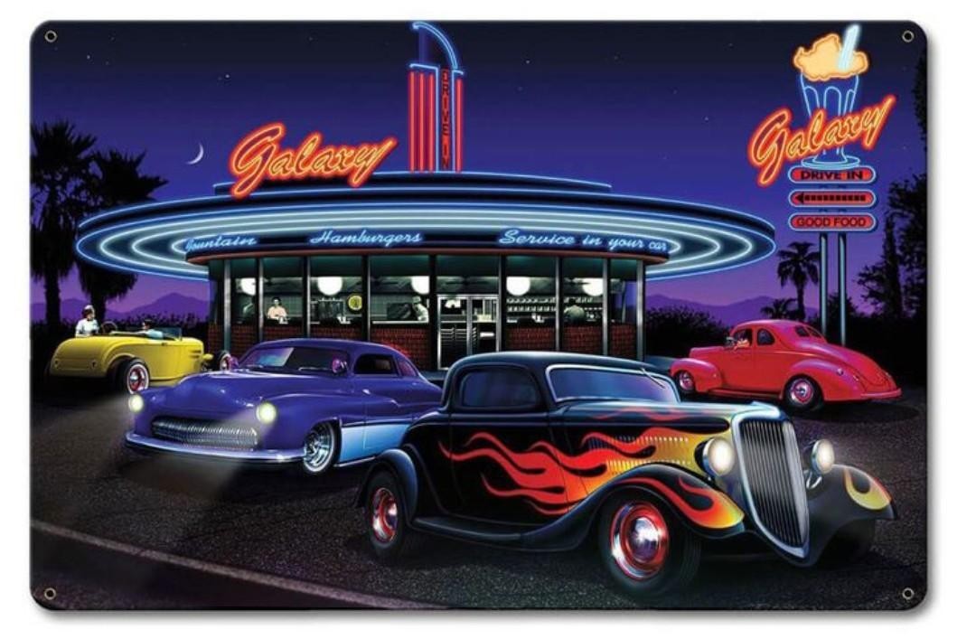 GALAXY DRIVE IN    POSTER   11 X 17 in.