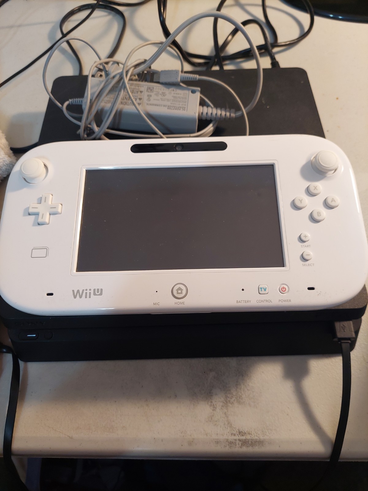 Nintendo Wii U White Gamepad WUP-010(JPN) Japanese Version Used