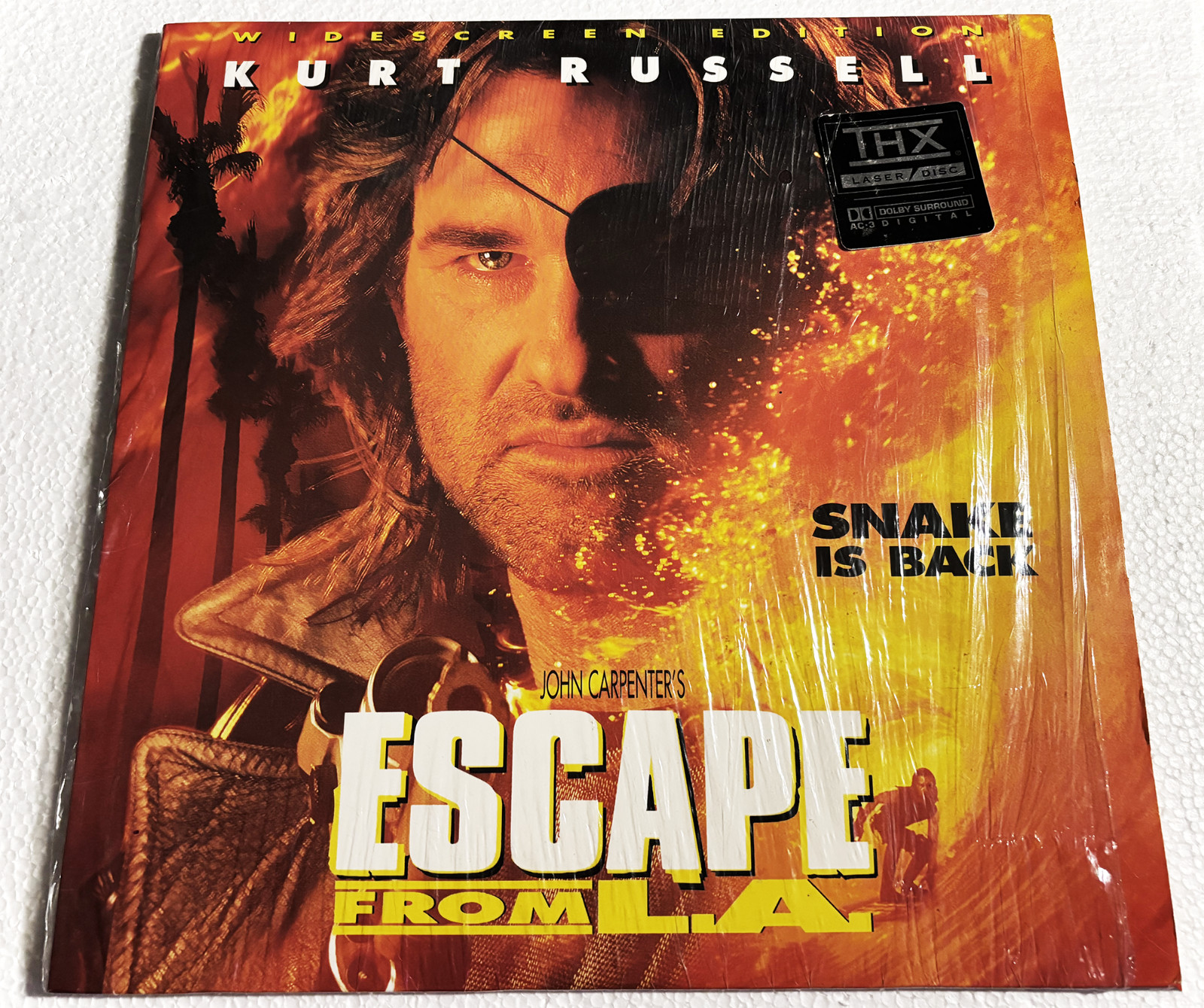 Escape From L.A. on Laserdisc Kurt Russell, Peter Fonda, Widescreen*