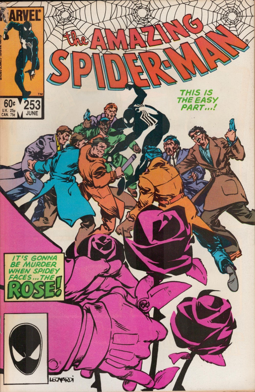 50458: Marvel Comics AMAZING SPIDER-MAN #253 VF Grade