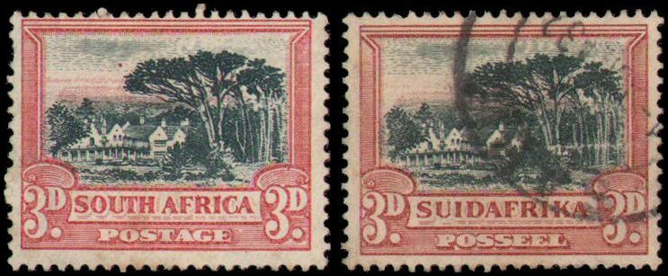 South Africa #38a-38b Used