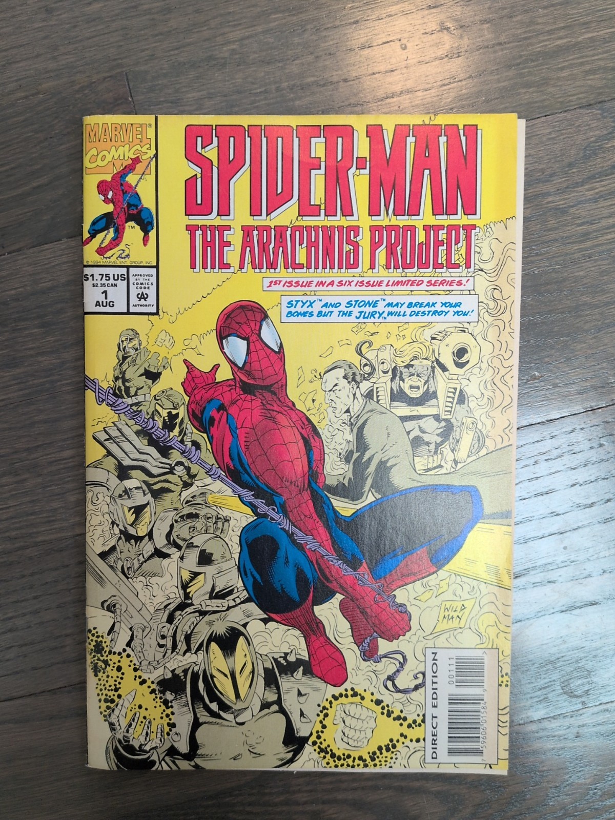 Spider-Man: The Arachnis Project #1 (Marvel Comics August 1994)