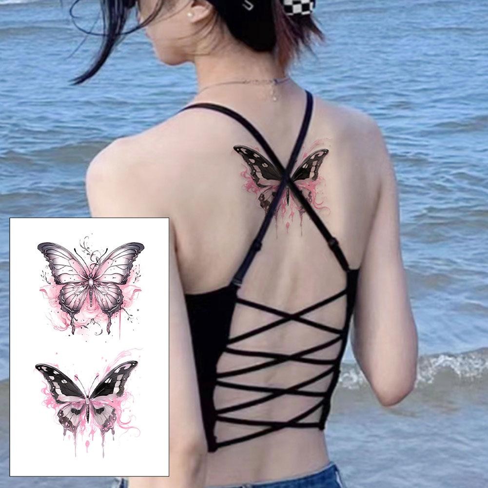 Jedding Colourful Butterfly Tattoo Stickers Advanced L4S I0Z0 C6T2 Realism I8A4