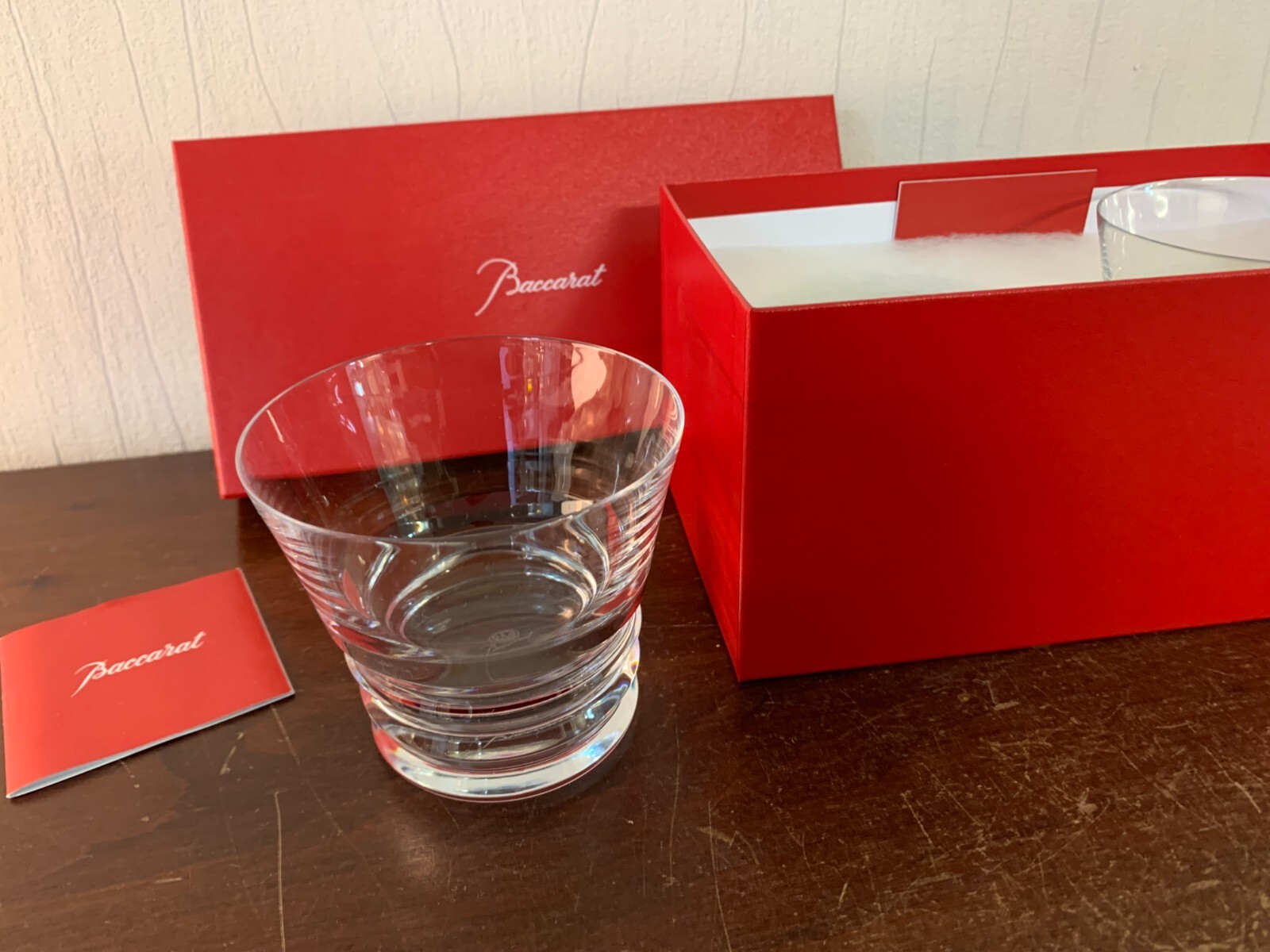 4 Vega Crystal Whisky Glasses By Baccarat H: 9.5 Cm (Price Per Unit)