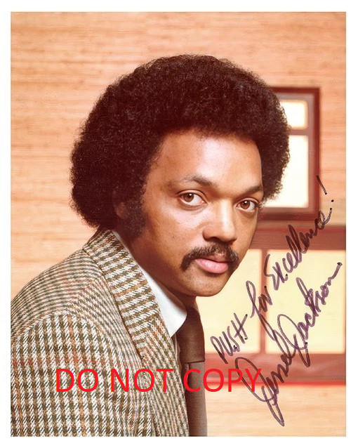 REVEREND JESSE JACKSON Autographed 8x10 Signed Reprint Photo #3 !!