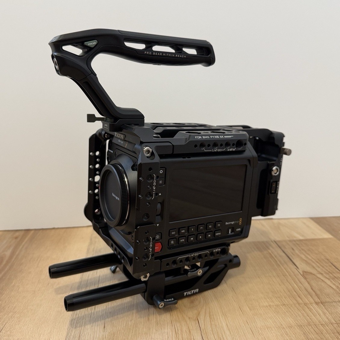 Blackmagic Design Pyxis 6K Full Frame Cinema Camera w/ Tilta Camera Cage
