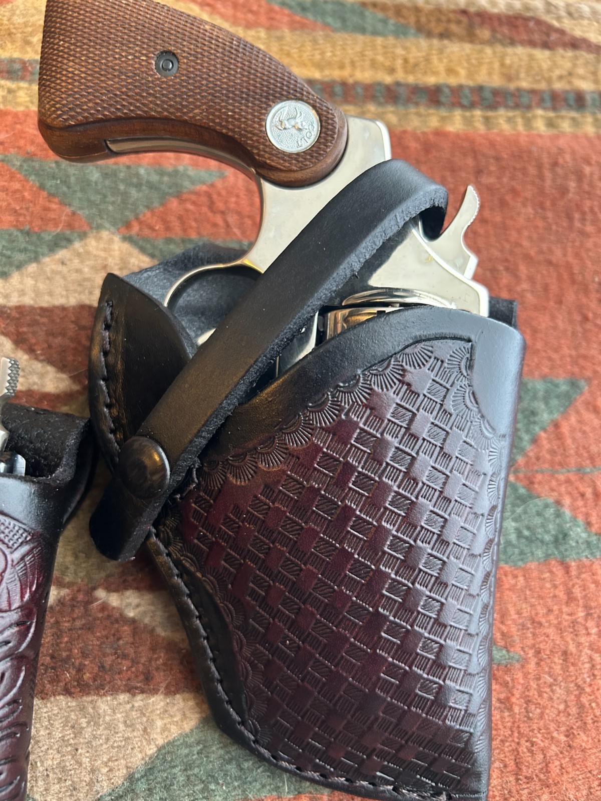 Field Holster Basketwe fits S&W 36 37 60 Colt Detective Special Taurus 85 605 2"