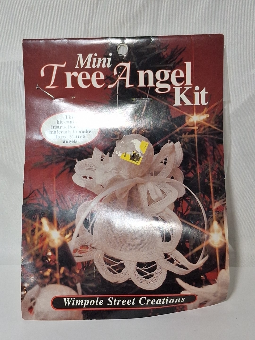 Wimpole Street Creations Christmas Tree Angel Craft Kit  New Sealed
