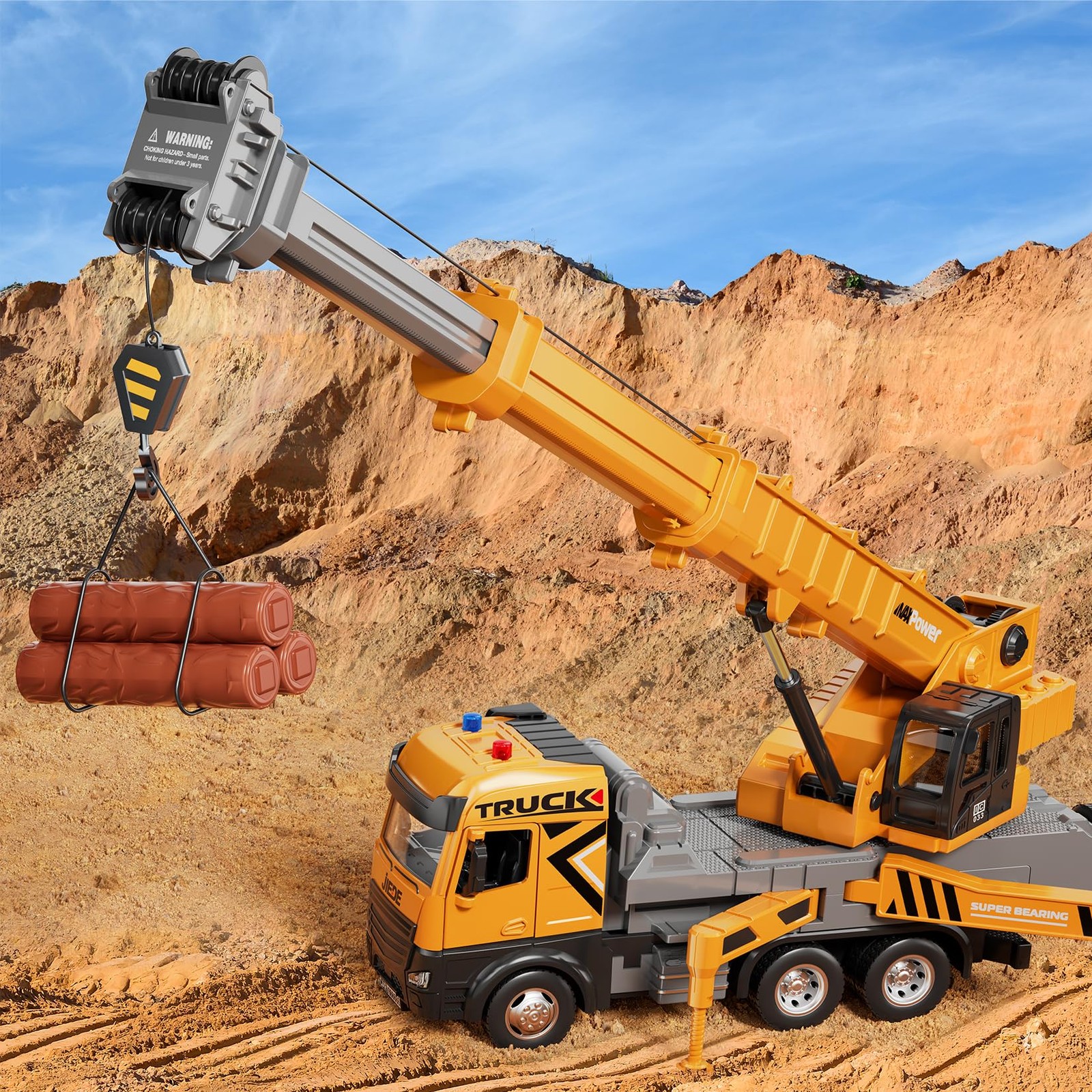 BLUEYAK Kids Toys for 3 4 5 6 7 Years Old Boys, Diecast Construction Toys Set...