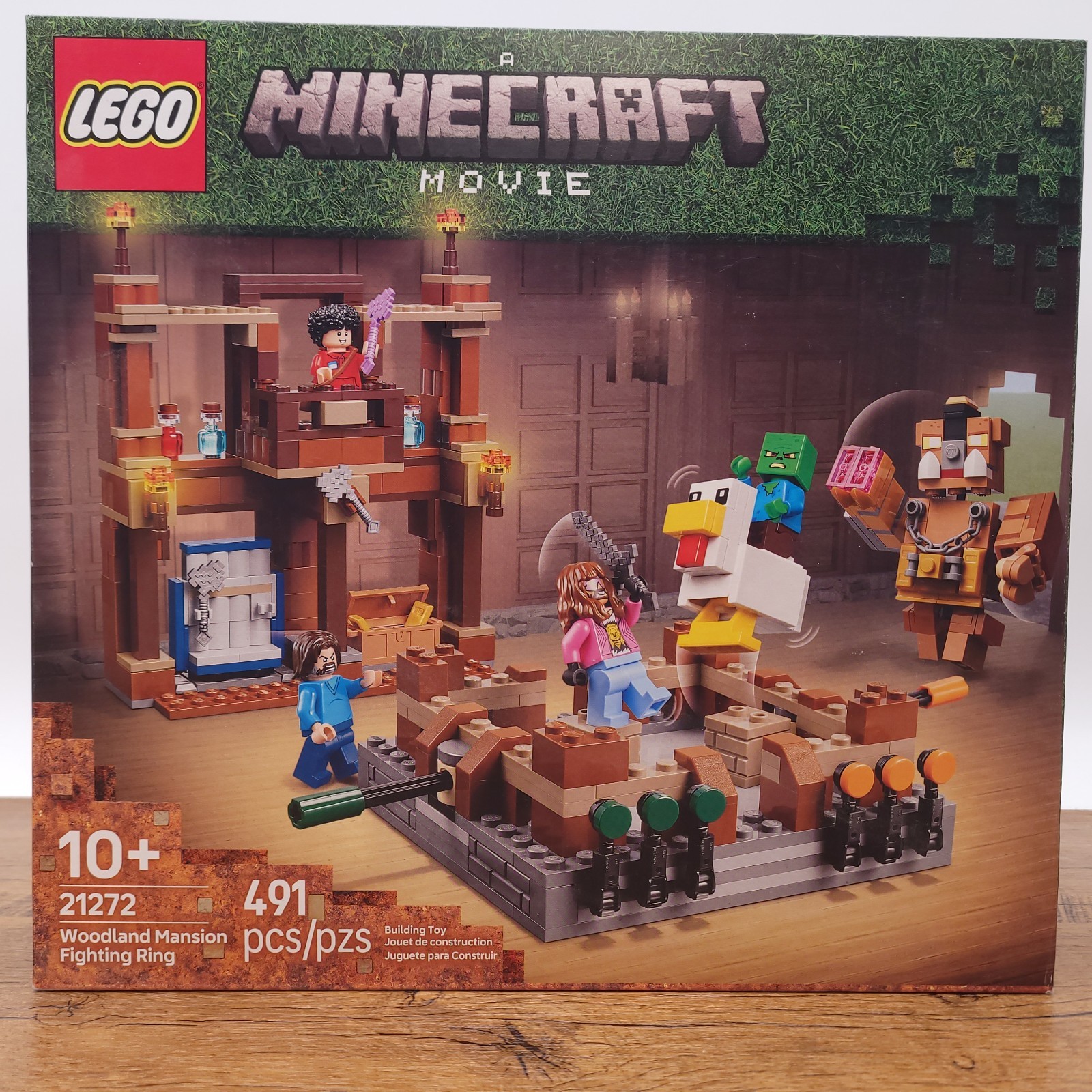 LEGO Minecraft Woodland Mansion Fighting Ring 21272 New Sealed Box Set 491 Pcs