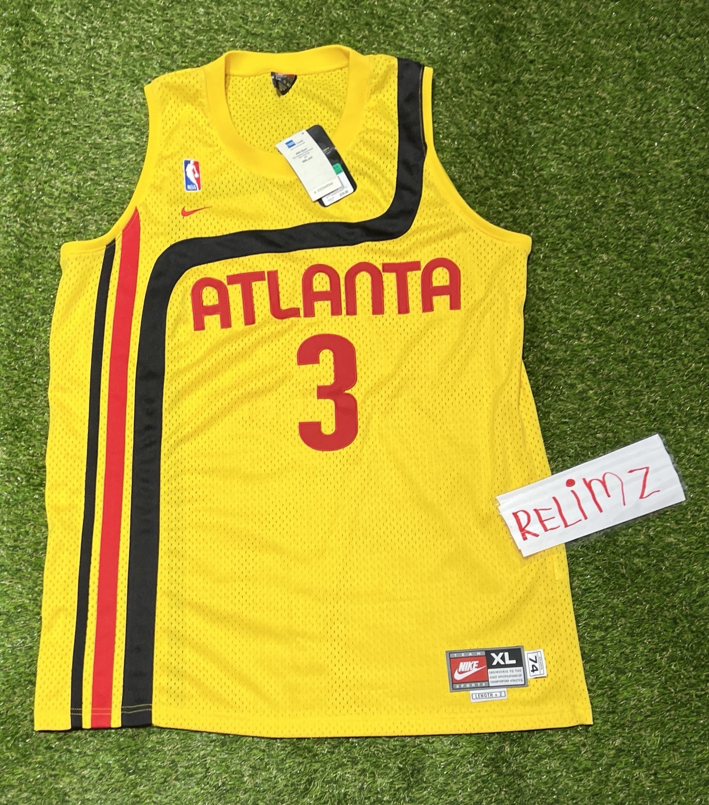 nike ATLANTA HAWKS NBA new shareef abdur rahim JERSEY Sz xl Basketball