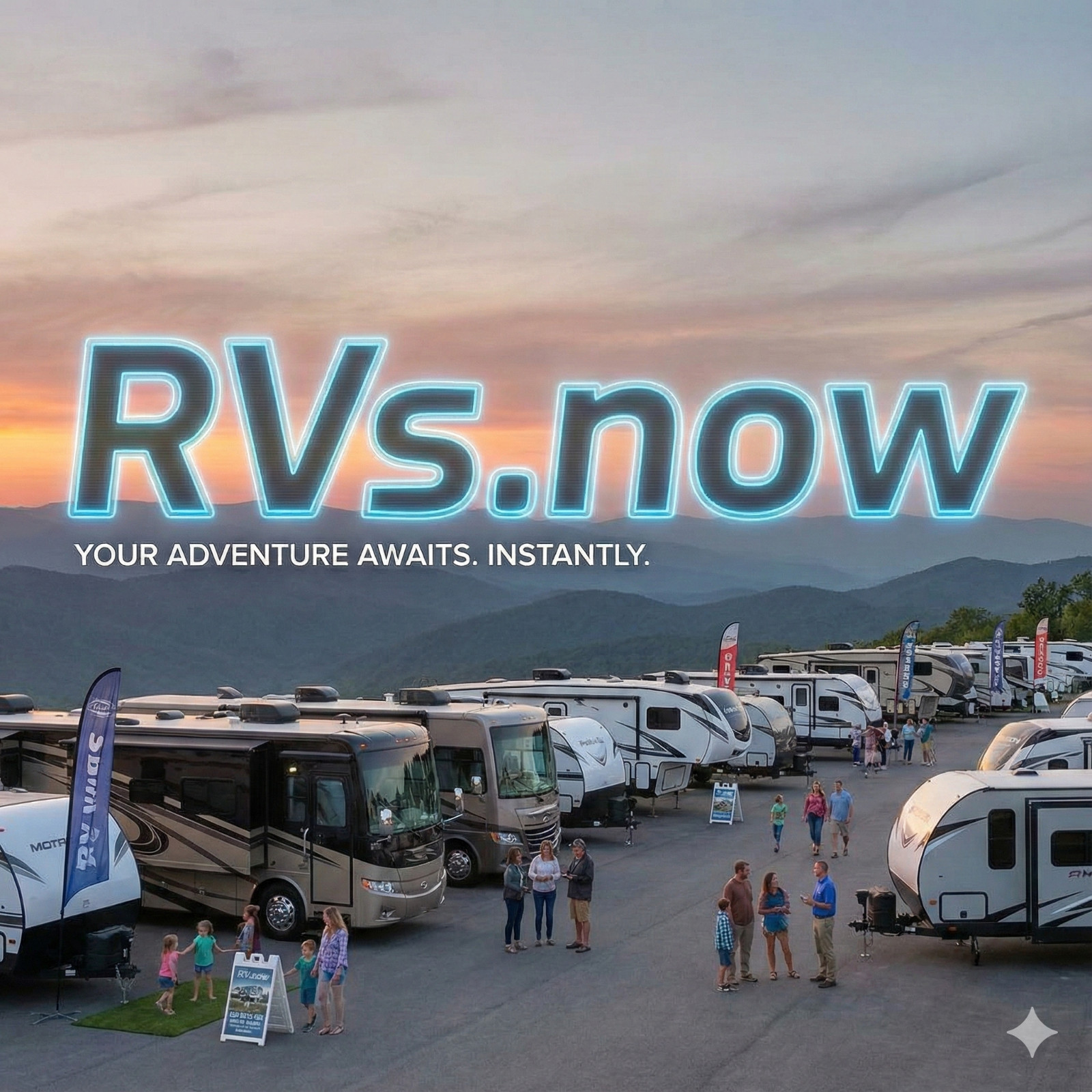 RVs.now -LLL Premium Brandable Domain Name For Sale! RVs.now RV Sales Rentals