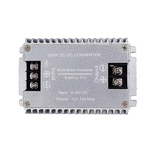  DC to DC High Efficiency Voltage Converter 120W Buck-Boost 8-36V to 12V 10A