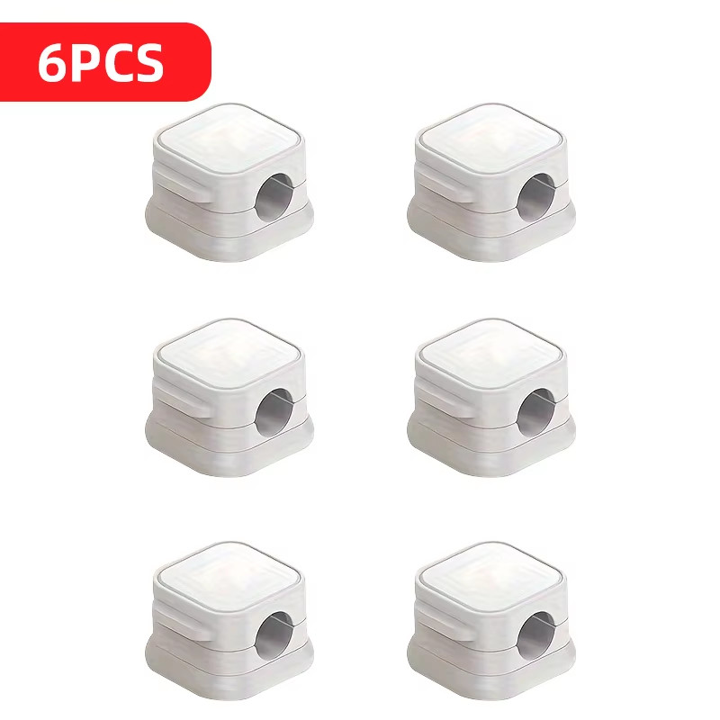 6/12/18 PCS Magnetic Cable Organiser Clips Cable Management Wire Manager Cord Ho