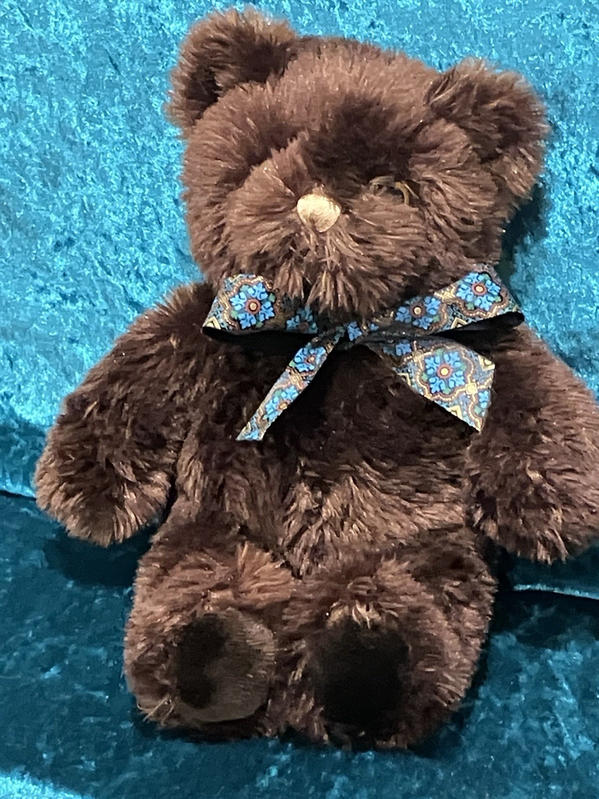 Haigh's Chocolates Teddy Bear Plush Brown Soft Stuffed Toy Bow Collectable Rare