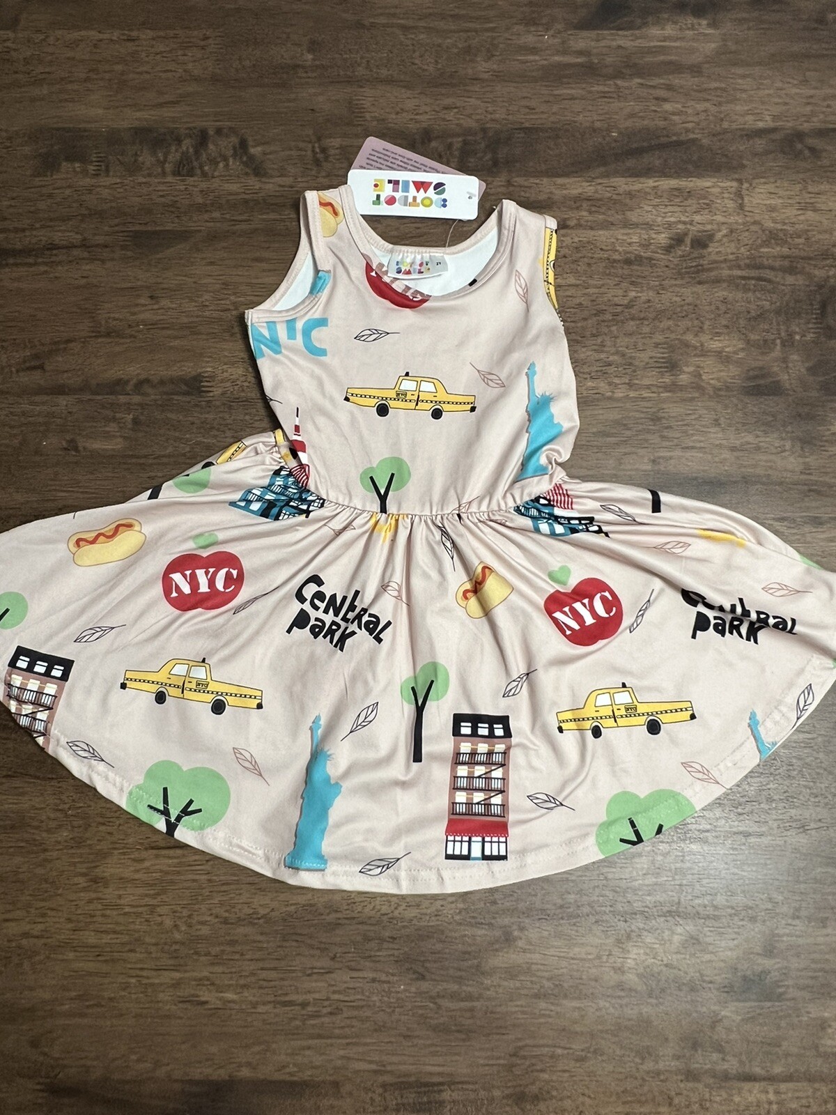 New! Dot Dot Smile NYC Friends Central Park Dress Size 2T NWT