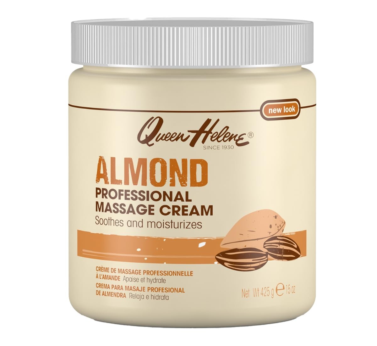 Almond Professional Massage Cream – Rich Conditioning Cream for Smooth Hydrat...
