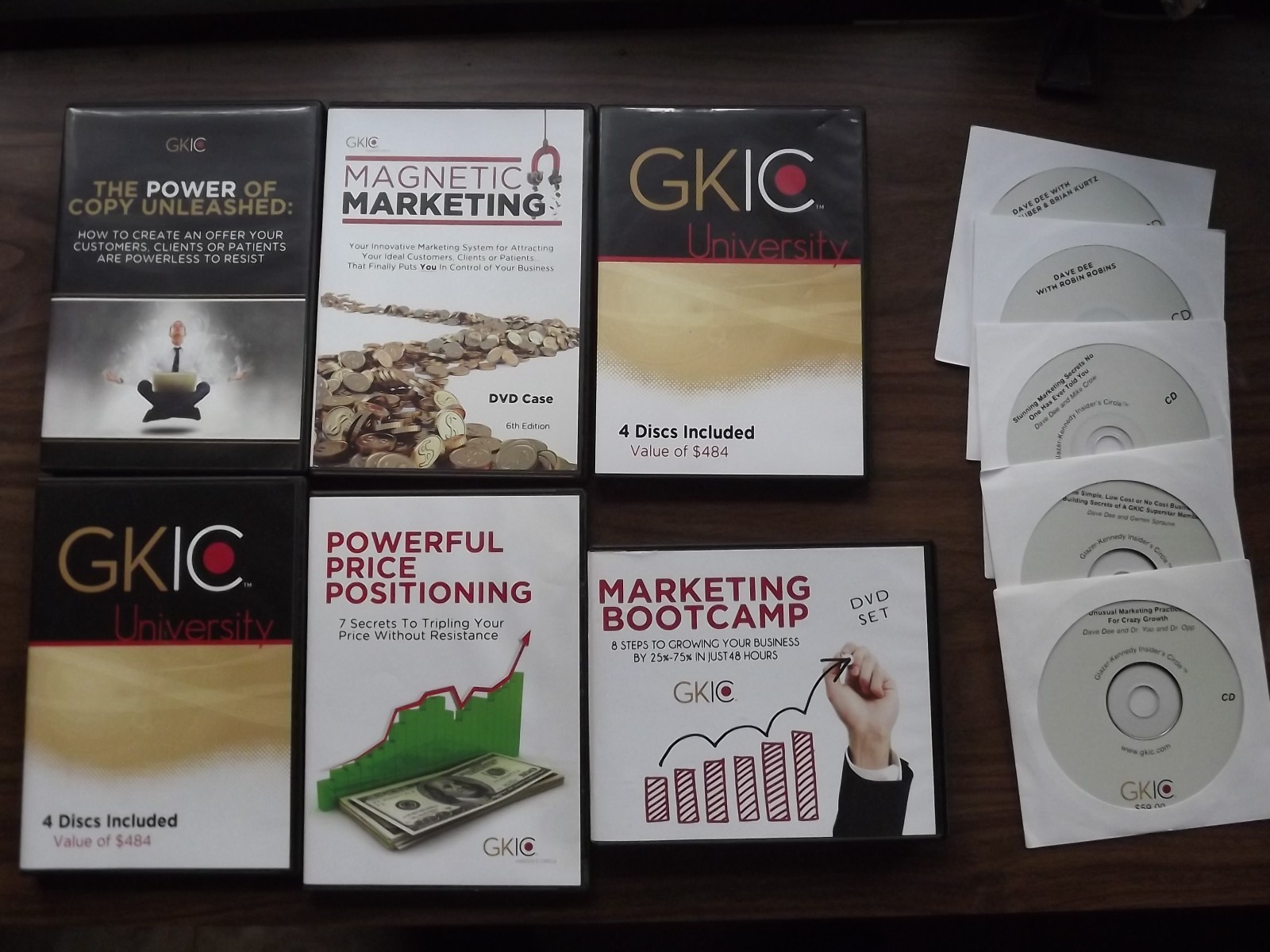 Dan Kennedy GKIC Marketing For New Economy CD DVD 30 Disc