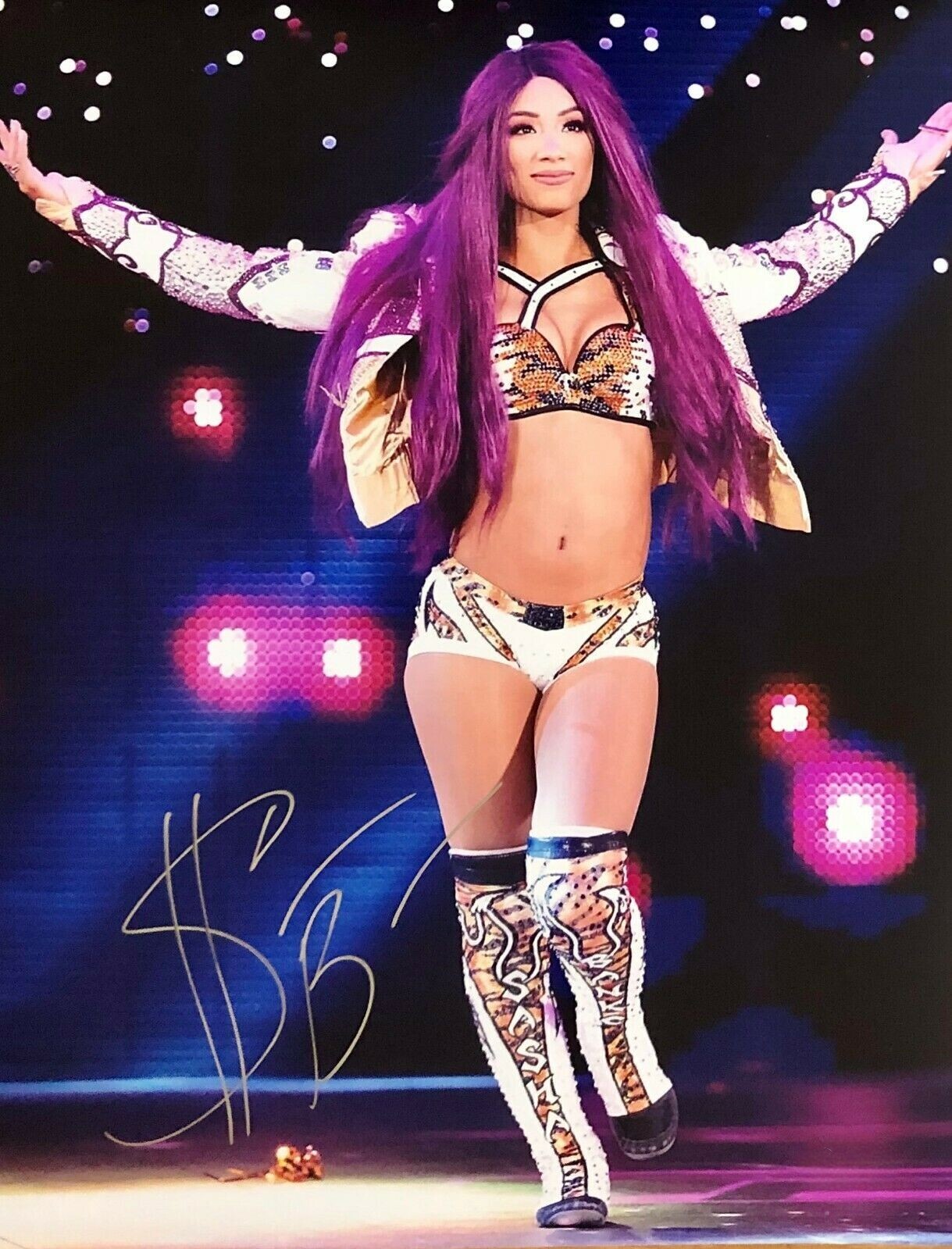 Mercedes Moné Sasha Banks AEW WWE Autographed Signed 8x10 Photo *REPRINT*