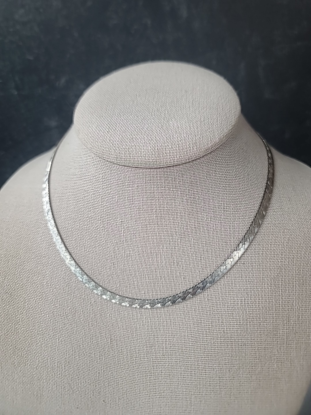 Italian 925 Sterling Silver Chain Necklace Vintage
