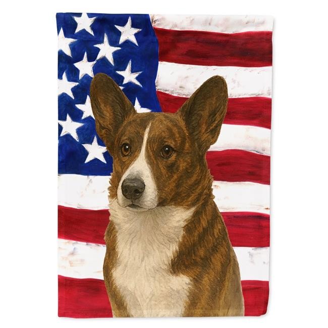 Carolines Treasures WDK6240CHF 40 x 28 in. Brindle Cardigan Welsh Corgi Ameri...