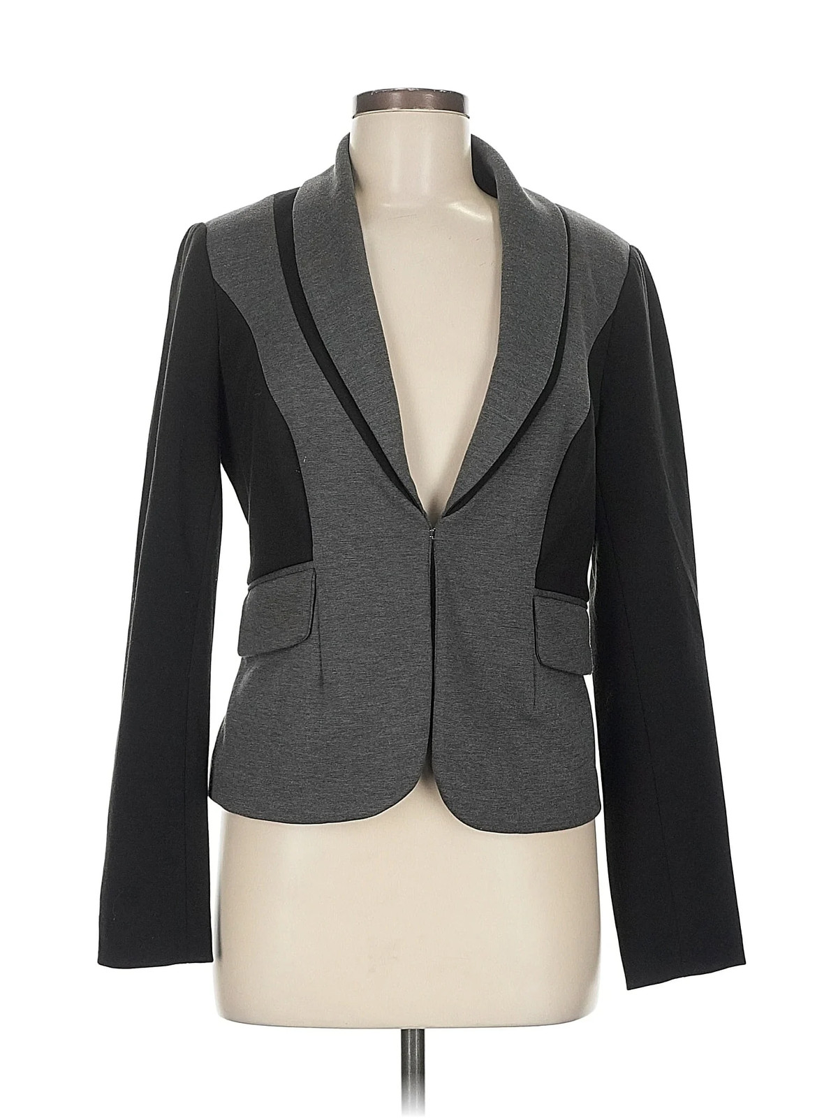 Laundry by Shelli Segal Women Gray Blazer 8