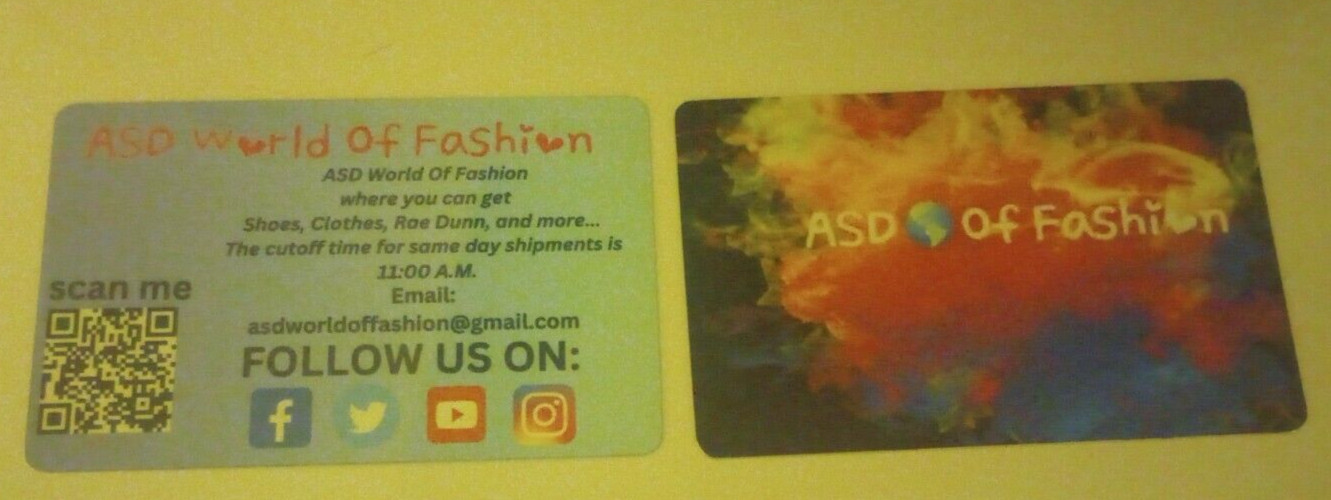 Personalize Sublimation Metal Business card -Double sided 1 cards.