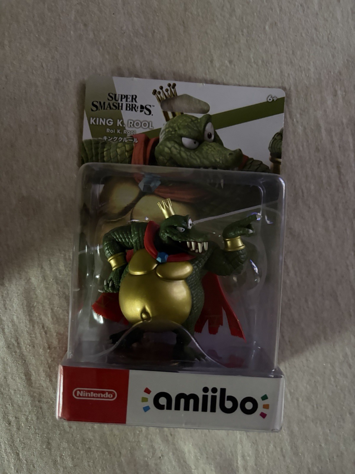 Nintendo amiibo Super Smash Bros. - King K. Rool Figure - NEW