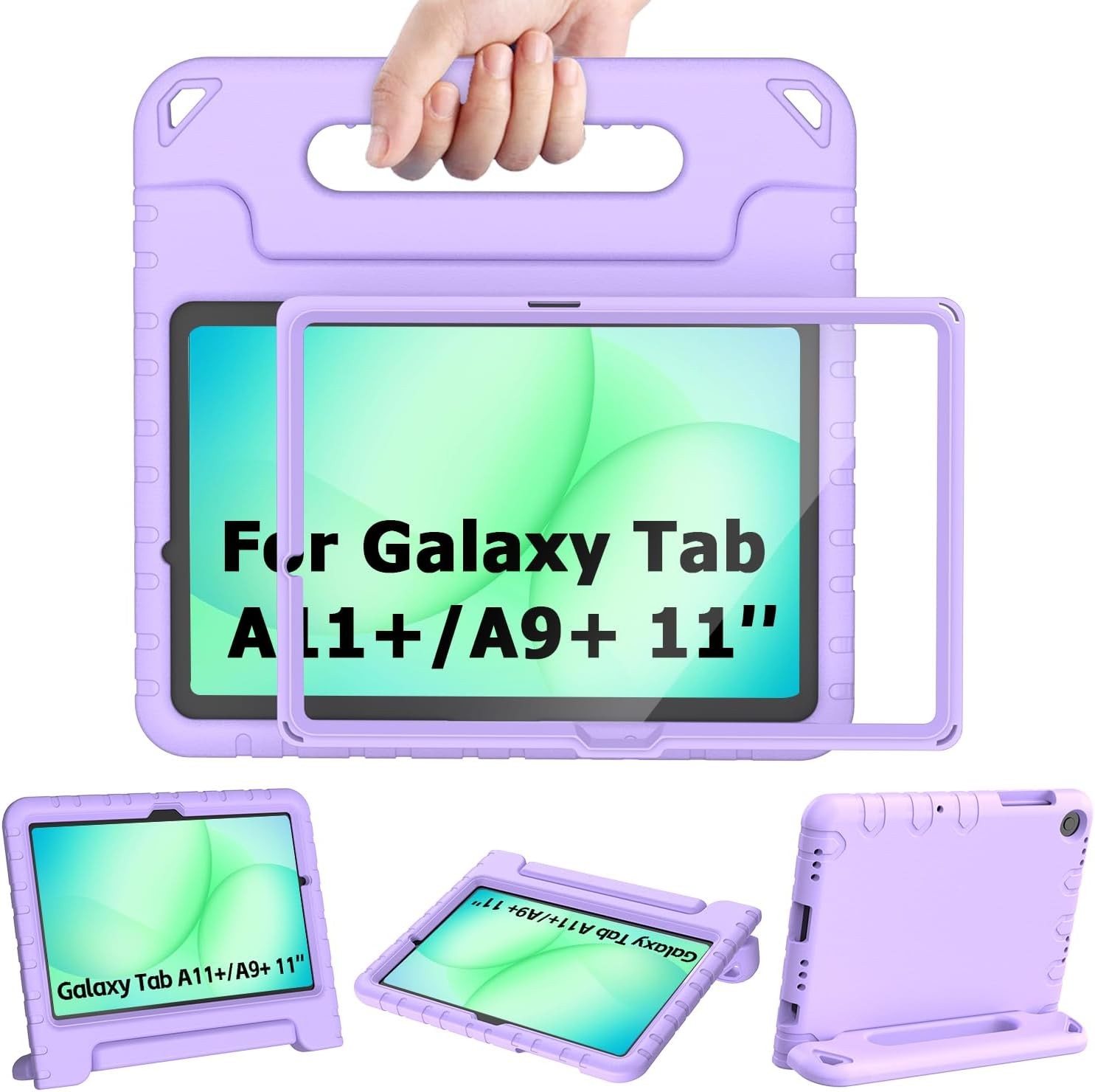 Case for Samsung Galaxy Tab A11+ Plus 11 inch, Shockproof with Screen Protector