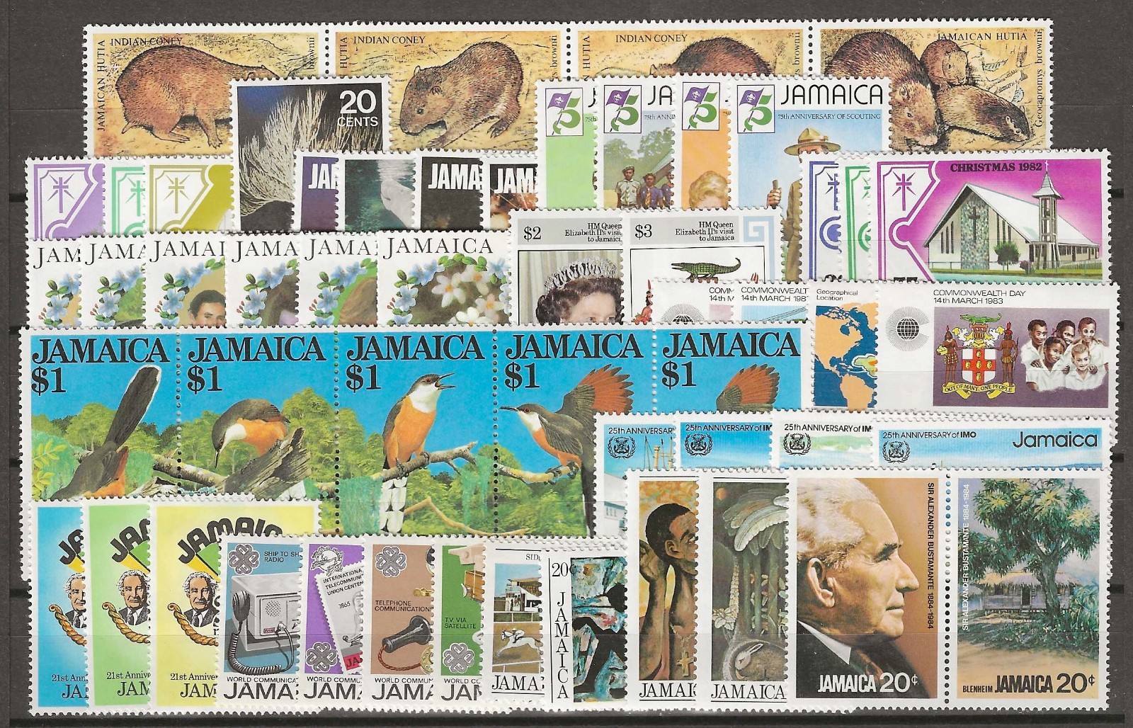 JAMAICA 1981/84 "Commemorative Sets" MNH
