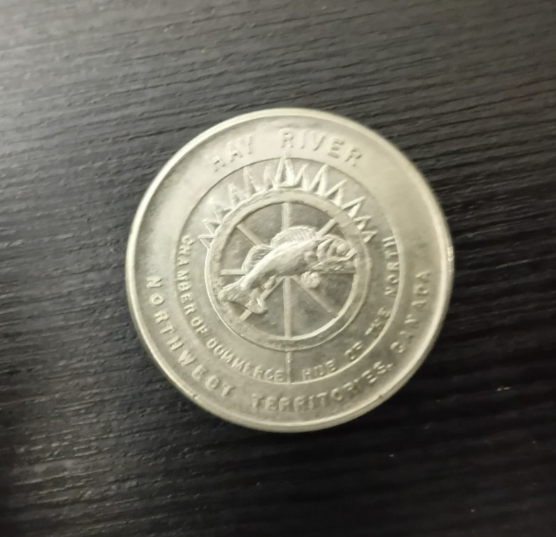 1973 Hay River North West Territories $1 Dollar Token - M.S.Norweta, Low Mintage