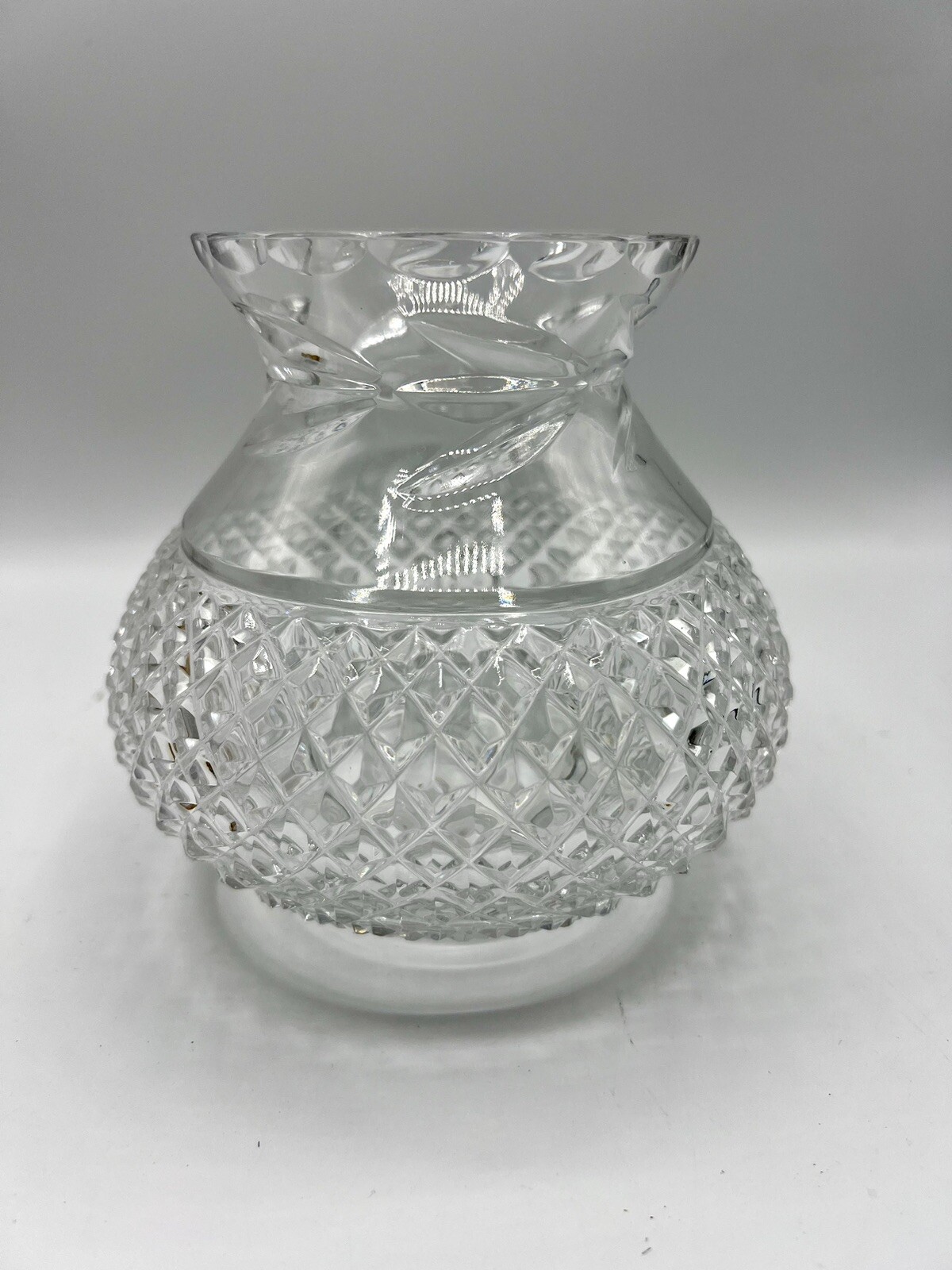 Waterford Crystal Replacement Globe Hurricane Lamp 51/2" Height
