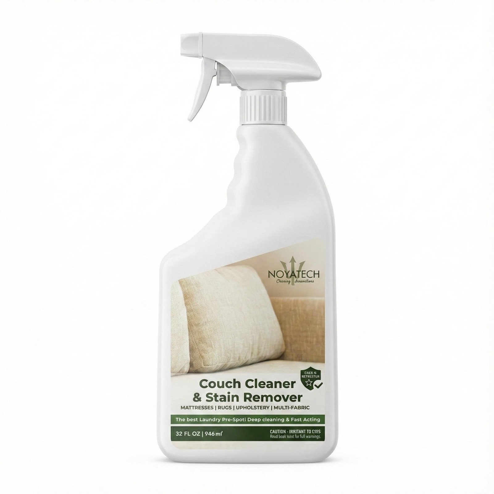 Couch Cleaner and Stain Remover Spray – Professional Strength, Multi-Surface ...