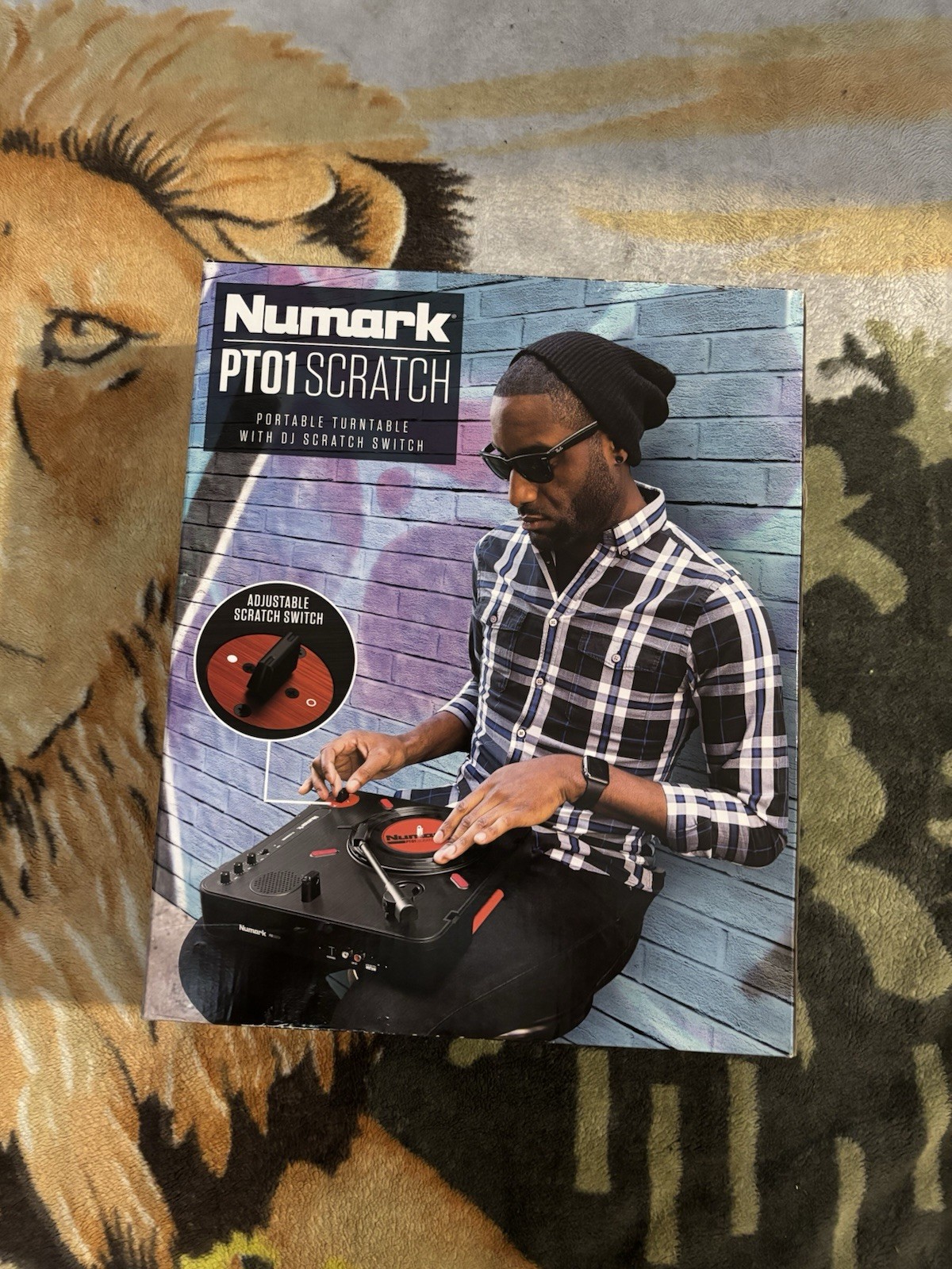 Numark PT01 Scratch Portable Turntable with DJ Scratch Switch *Brand New*