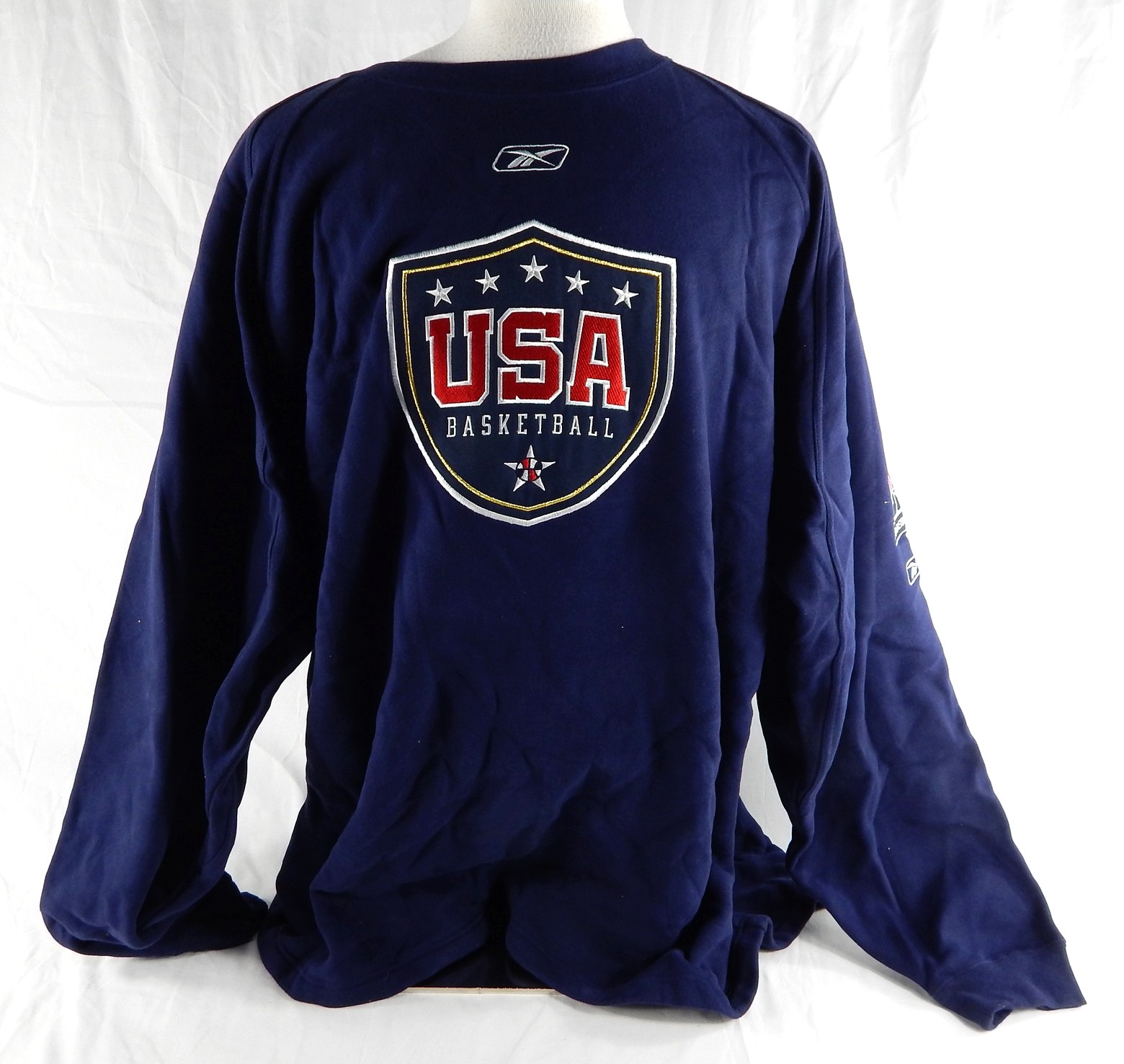 2000s Team USA Basketball Team Issued Navy Crewneck Sweatshirt 3XL 854