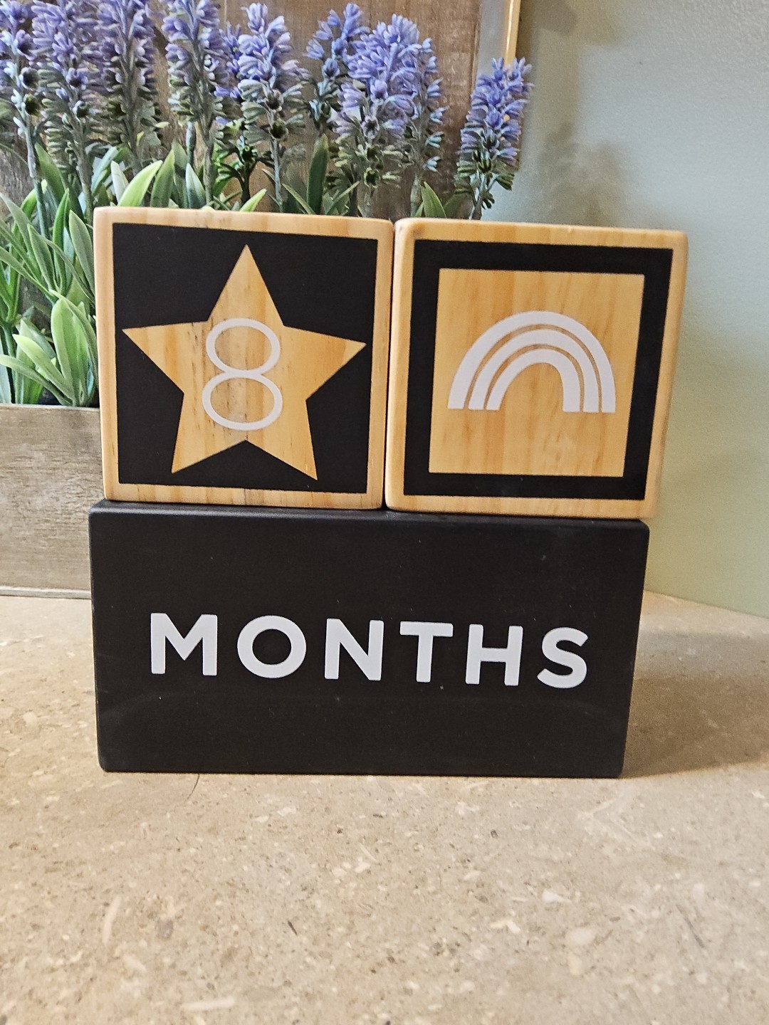 Cloud Island Milestone Blocks for Babies - Days -Months -Years -Photo Prop