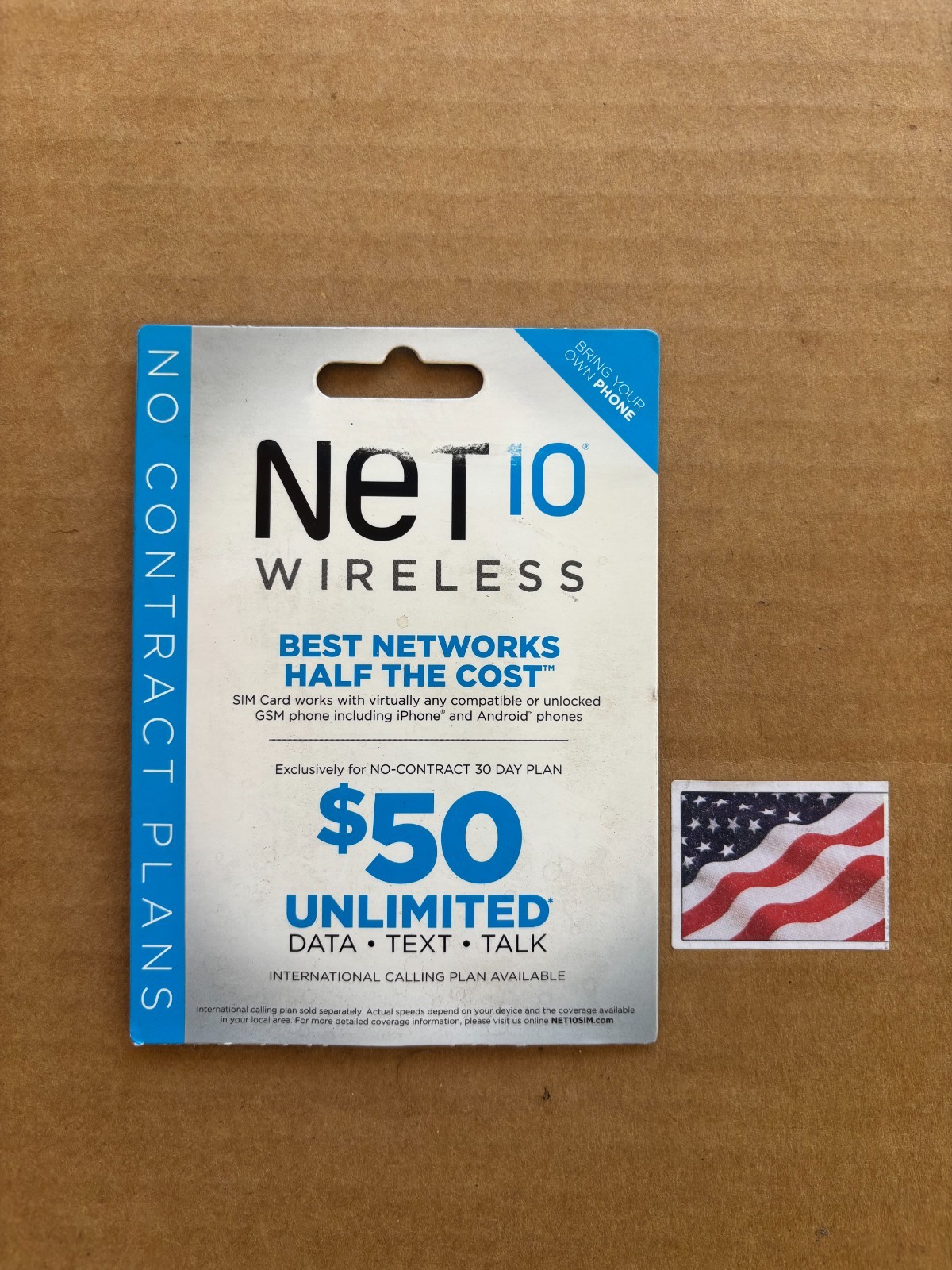 6 sim cards-Net10 sim card