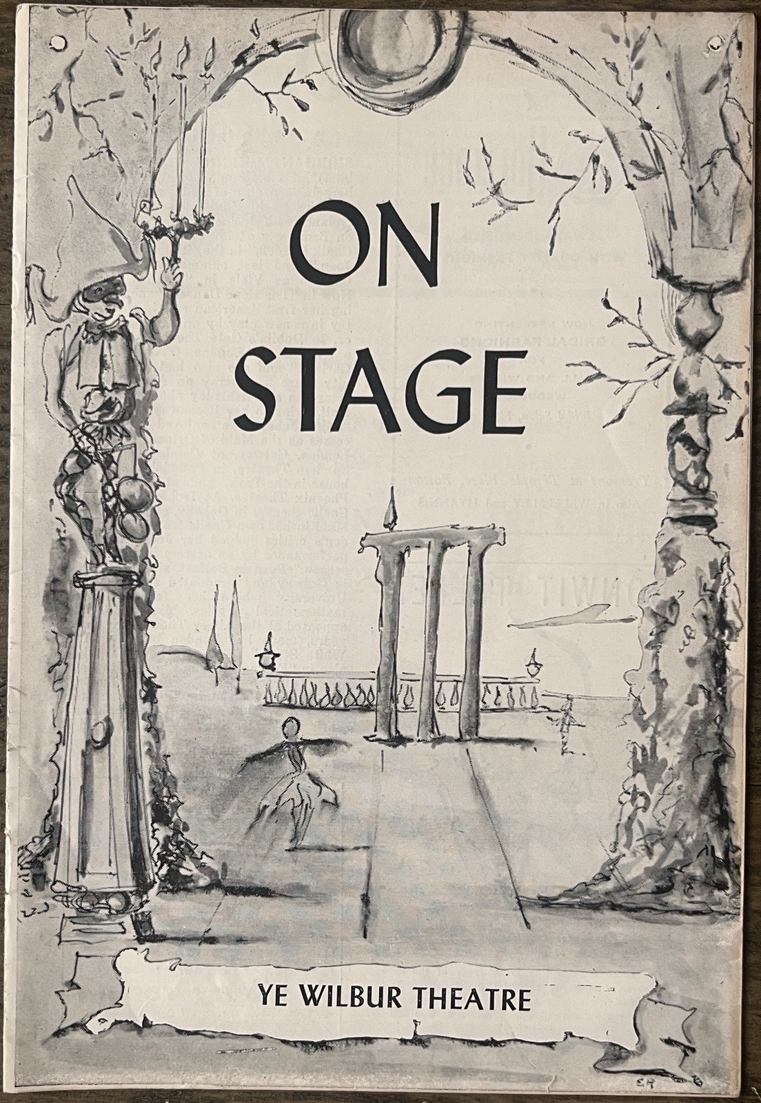Vintage November 1957 The Rope Dancers On Stage Program Art Carney Joan Blondell