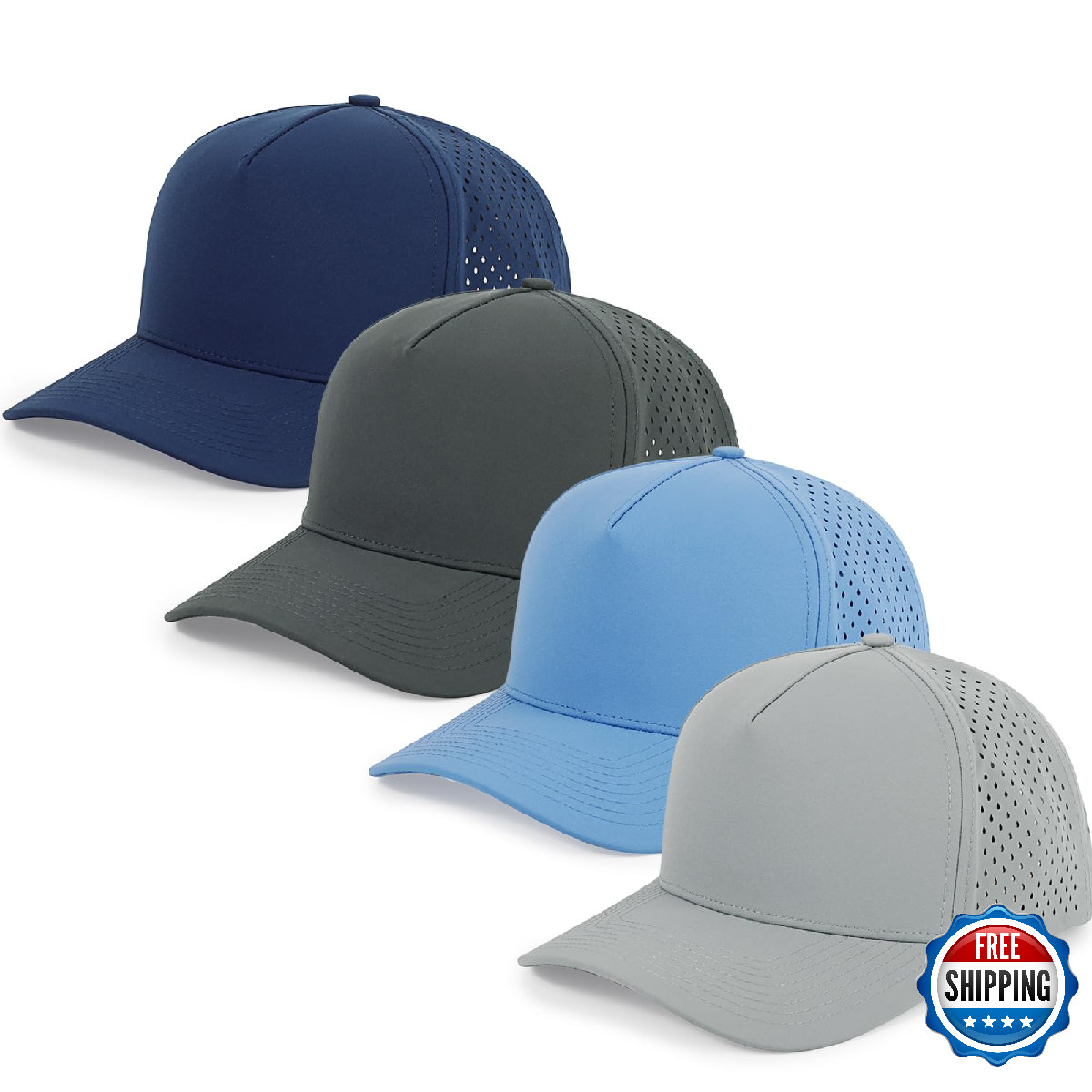 HH HOFNEN Quick Dry Baseball Cap Mesh Snapback Sun Rain Golf Hat