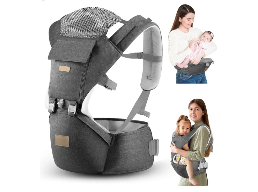 VyperX 6-in-1 Baby Carrier with Hip Seat and Lumbar Support Newborn to Toddler