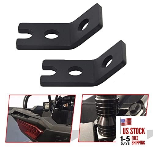  2 PACK Backup Reverse Led Whip or Light Pod Mount Bracket or Flag Pole Mount 