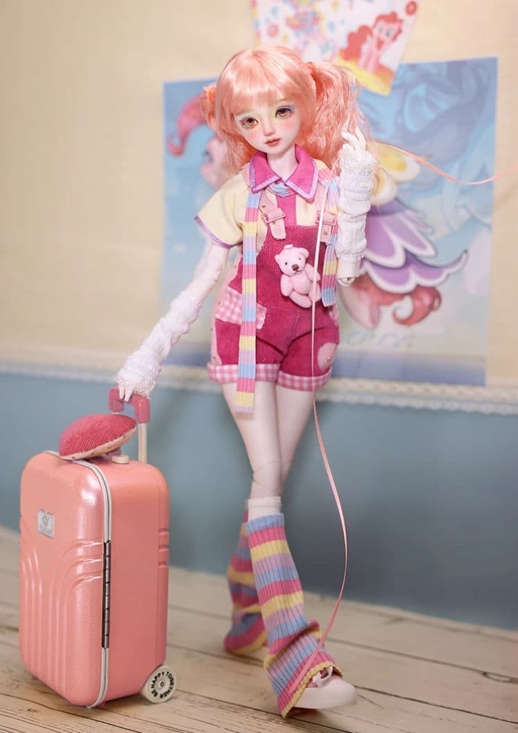 AX113 BJD 1/4 Doll Body Candy Ball Jointed Doll Handmade #QYJANZ