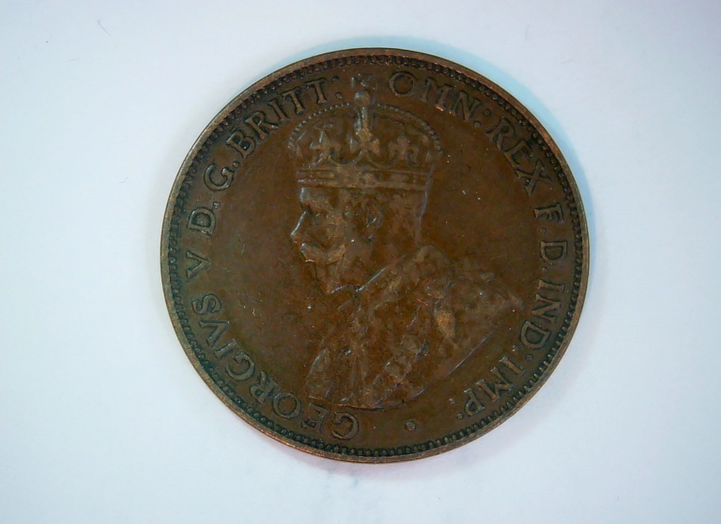 Australia 1917 1/2 Penny Australian Halfpenny (George V) Coin