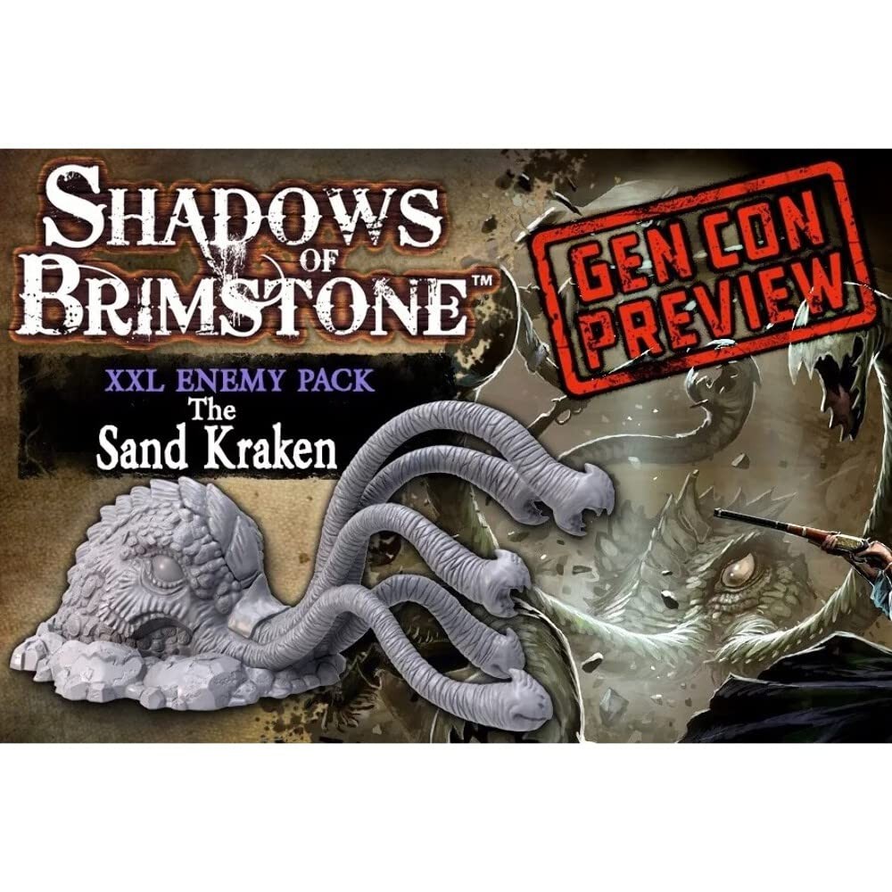 Flying Frog Productions Shadows Of Brimstone Sand Kraken Xxl Enemy