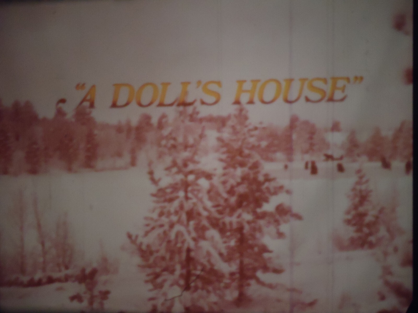 16mm A Doll's  House Jane Fonda David Warner Trevor Howard 1973