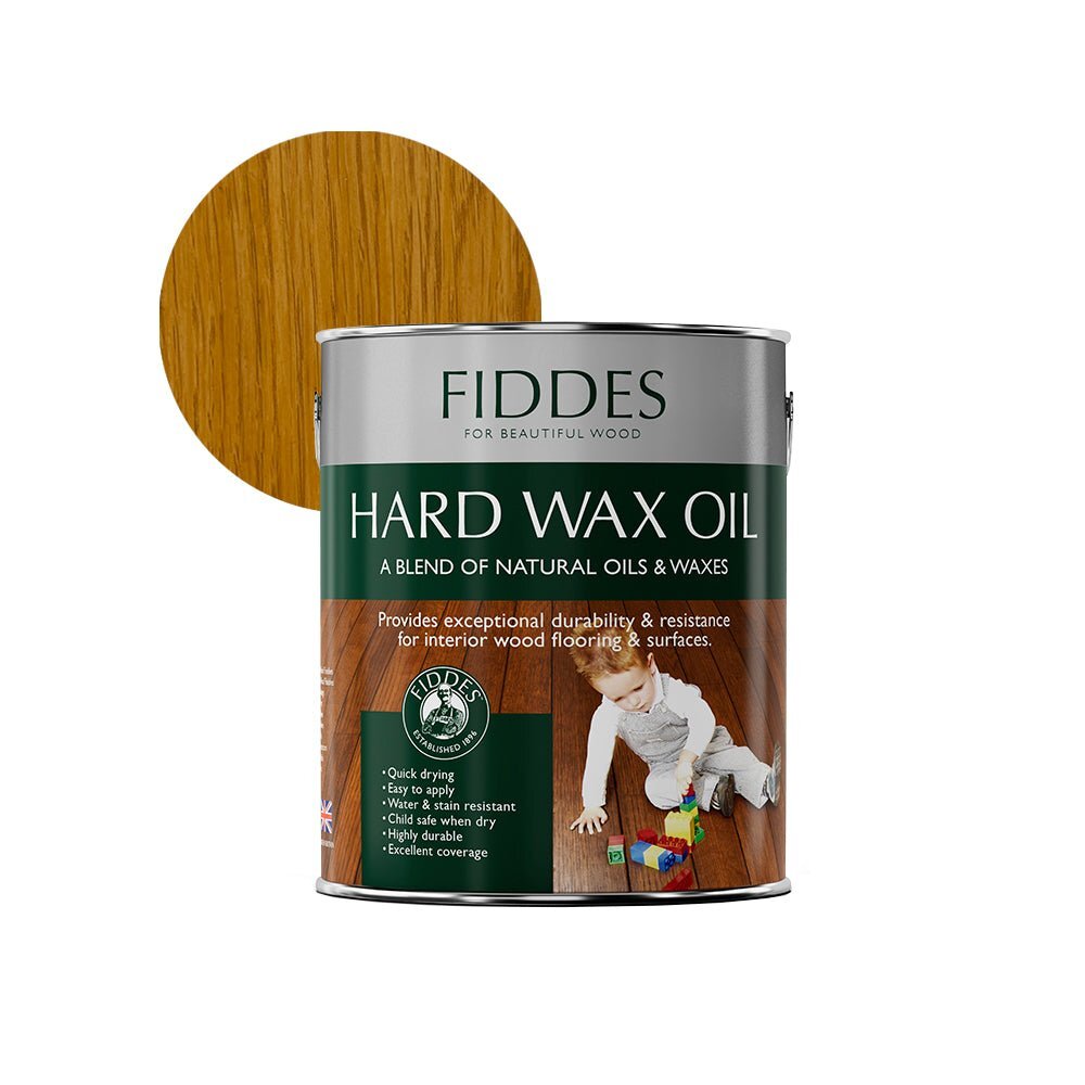 Fiddes American Hard Wax Oil A Blend of Natural Oils & Waxes, 2.5 Liter