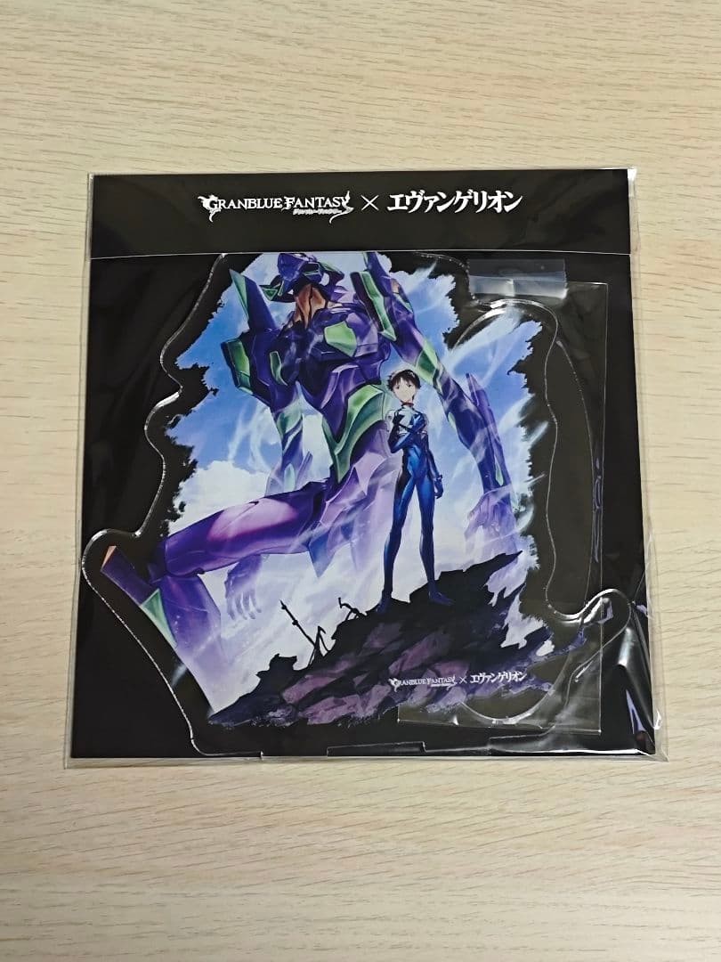 Granblue Fantasy x Evangelion Acrylic Stand Shinji Ikari & Unit-01 Official Ani