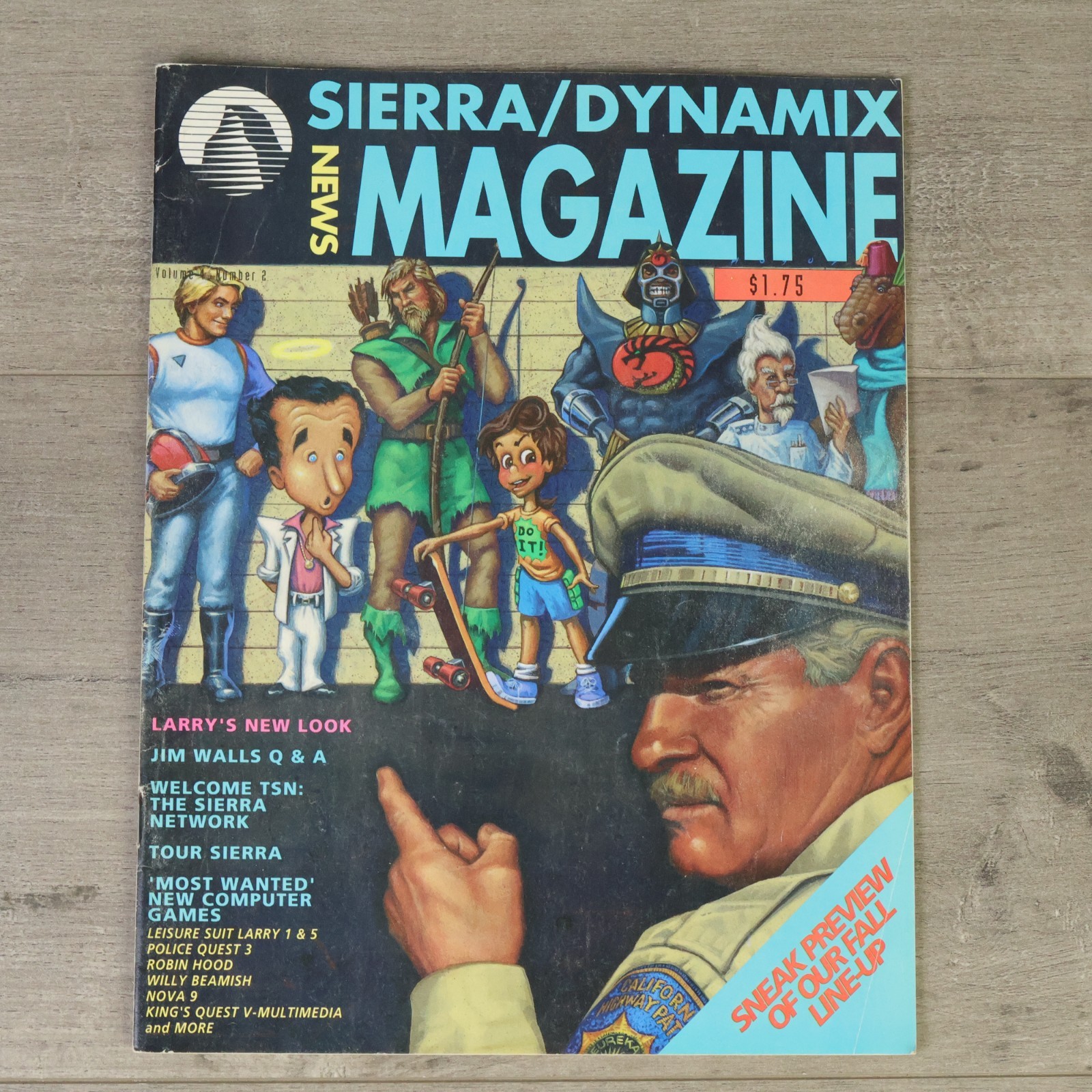 Sierra Dynamix News Magazine - Vol 4 No 2 InterAction Newsletter PC Zine IBM
