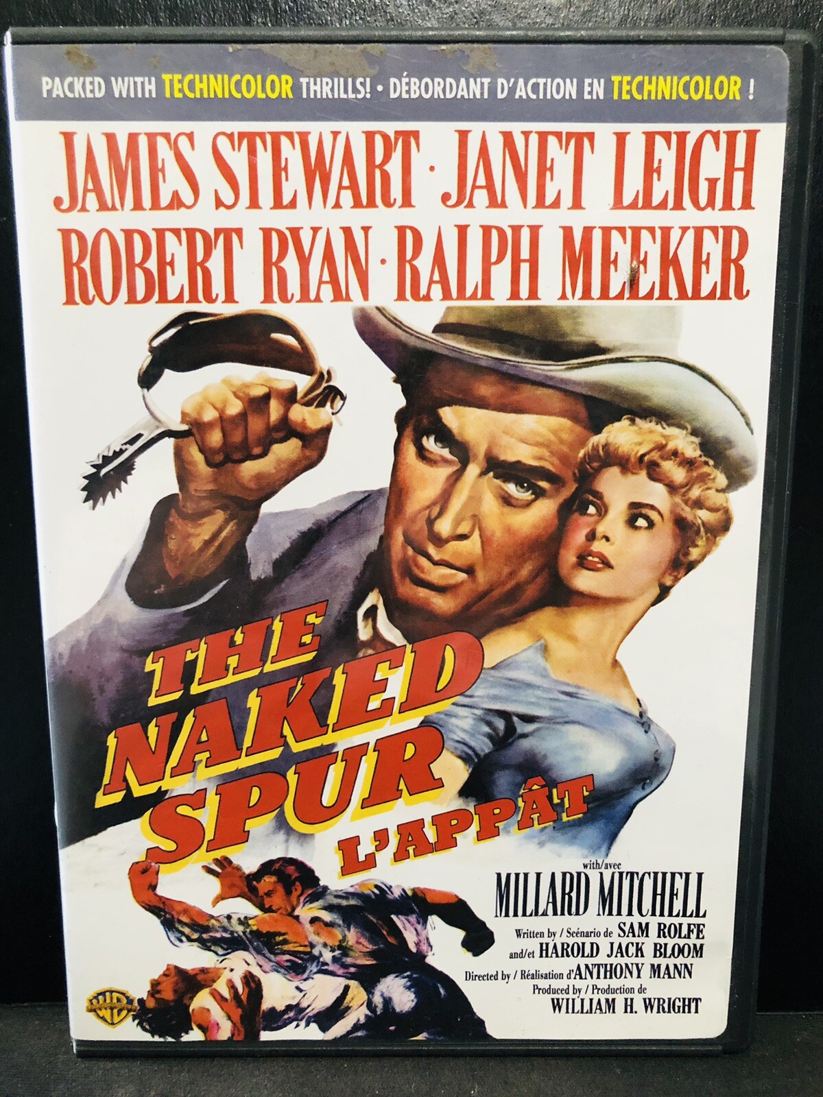 The Naked Spur (DVD, 2006, Bilingual)